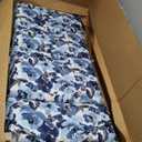 Arden Outdoor Chair Cushion, 21 x 20, Rain-Proof, Fade Resistant 20 x 21, Blue Garden Floral