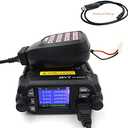 QYT KT-8900D Upgrade Version of KT-8900 Dual Band Mini Car Radio Mobile Transceiver VHF UHF Two Way Radio+USB Programming Cable