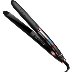 1 Inch Flat Iron, Professional Ceramic Hair Straightener for Curly Hair, Fast Heating, Dual Voltage, Black