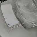 4 Pack Stackable Wire Baskets with Handles for Pantry Organizers and Storage, Fruit and Vegetable wire storage baskets, Potato and Onion Storage Bin, Metal Baskets for Organizing Snacks, Cans (White)