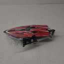 BEZGAR RC Boat, 16 inch Big Brushless Remote Control Boat for Adults and Kids, 55 KPH Large Fast RC Speed Boats with 2000mAh Battery, Ideal Waterproof Toy Boats for Lakes - HJ818PRO Red