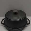 Cast Iron Dutch Oven Pot with Lid for Bread Baking - include Sourdough Bread Baking Supplies like Banneton Bread Proofing Basket, Bread Oven 6 QT, Pre-seasoned