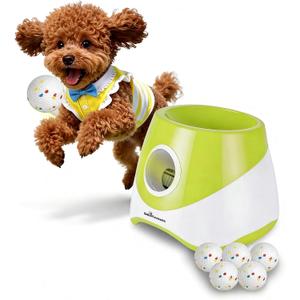 Automatic Dog Ball Launcher, Dog Ball Thrower with 3 Launching Distance