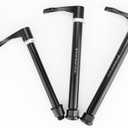 Bicycle Hub Thru Axle Adapter for BOOST Forks Quick Release Thru Axle With Handle Bike Bicycle Front Fork Spindle Lock For MTB Or Road Bicycles(15x100mm)