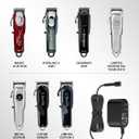 Replacement for Wahl Magic Clipper Cordless Charger, 4V Clipper Charger Compatible with Wahl 8164/8591/8148/8504, 5-Star Magic Clip Cordless Trimmer, 1919 100 Year Hair Clipper