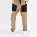 TLAENSON Boys Cargo Pants Joggers Kids Lightweight Quick Dry Hiking Pant Youth Running Athletic Jogging for Sports Outdoor