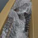 Key Holder for Wall, Mail Organizer Wall Mount with Key Hooks and Wallet Holder, Sunglasses Storage and Dog Leash Hanger, Decorative with 4 Double Hooks and Chalkboard (Brown)