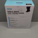 Tastyle Single Serve Coffee Maker, Iced and Hot Coffee Machine for K Cup & Grounds, Compact Design, 40oz Removable Water Reservoir, 6 to 24 Oz Brew Sizes, Fits 7.3" Travel Mug, Black