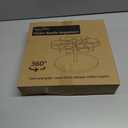 Water Bottle Organizer for Stanley 40 oz Tumbler with Handle, Rotatable Stanley Cup Organizer Holder, Kitchen Organizers and Storage for Cabinet with Non-Slip Pad, Black (Large)