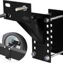 TOPSHINE Spare Tire Carrier, Trailer Spare Tire Mount Boat Trailer Carrier Bracket Fits 4 & 5 & 6 Lugs Trailer Wheels on 4", 4.5'', 4.75'', 5'' and 5.5'' Bolt Patterns, Holds up to 150 Lbs