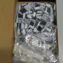 Womier Pudding Keycaps, PBT Shine Through Keycaps 165 Keys Set Custom Key caps Set OEM Profile, Universal Compatiability for 100%, 75%, 65%, 60% Keyboard-Black