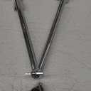 PDPBath Shower Extension Arm, 16" Upgrade Solid Brass Shower Head Shower Head Extender, Adjustable Height Extended with G1/2 Universal Connection for Rain & Handheld Shower Head - Chrome