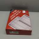 Air Fryer Basket, 2 Set Oven Air Fryer Basket and Tray with 60 PCS Parchment Papers, DEGOVIN Crisper Tray Non-stick Stainless Steel Air Fry Pans for Convection Oven(15.8"  11" & 13"  9.7"-Black)