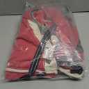 MIGOHI Dog Coat with Harness Built in, 2-in-1 Water-Resistant Dog Jacket, Thermal Fleece Lined Coat with Reflective Strips for Medium Dogs, Zip Up Closure, French Bulldog, Pink, M