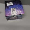 Disco Ball Motor Rotating with Light: Mirror Ball Spinner with Remote Adjustable Speed - Battery Operated Rotating Motor 18 RGBW LED Lights for DJ Party Weddings Christmas (Battery)