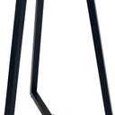 Round Metal Coffee Table Legs,16 Inch Black Iron Dining Table Base Only,Circle End Table Legs