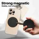 2 x 360 Adjustable Vacuum Magnetic Phone Holder for Your Car, Suction Cup Phone Mount with Strong Magnet, Foldable Car Phone Holder Compatible with MagSafe iPhone 17 Pro Max Air 16 15 Plus (Straight Arm)