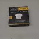 Pro Mael 360 Count Disposable K Cup Filters, Coffee Filter Paper for Keurig Brewers Single Serve 1.0 and 2.0, Use with Reusable K Cup Pods (White)