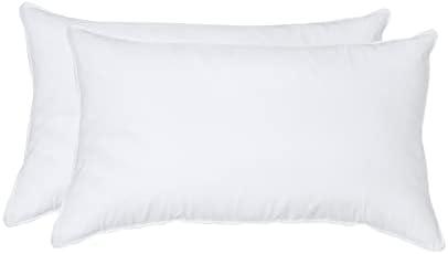 ANT-HOME 16"x26" Pillow Inserts Soft Feather Pillow Set of 2 Indoor Decorative Sofa Down Pillows Bed Pillows Couch Pillow