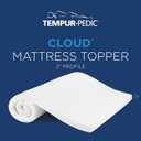 Tempur-Cloud 2-Inch Mattress Topper, Full,White
