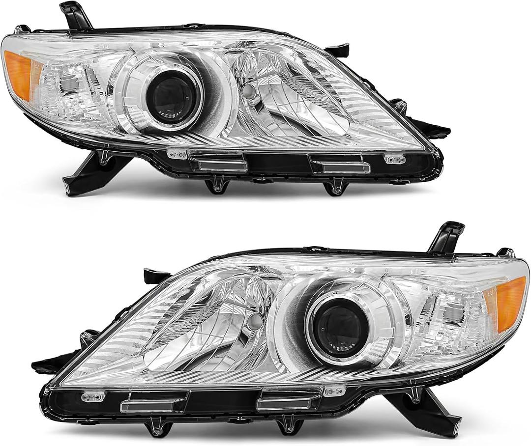 for 2011-2020 Toyota Sienna Headlights Assembly Pair
OE 8111008032/8115008032, Halogen, W/O bulbs, IP67, Plug & Play