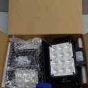 WdtPro Solar Lights Outdoor Flood Light, 3500LM Bright Motion Sensor Outdoor Lights, 3 Heads & Upgrade Glass Panel, LED Solar Powered Security Light Spotlights Waterproof for Outside Yard-2Pack