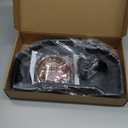 LLKUANG Black ABS Car Center Console Dash Table Storage Tray Fit for Toyota Tundra 20142021 Instrument Organizer 360° Rotating Phone Holder Cradle Accessories (with Mobile Phone Holder)