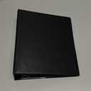 Avery Mini 3 Ring Binder, Holds 5.5" x 8.5" Paper, 2" Round Rings, 375-Sheet Capacity, 2.8 Inch Wide Spine, Label Holder, 1 Black Binder, Great for Home, Office, School Supplies, and More (27554) Pack Of 1