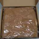 FUTEI Bronze Chenille Decorative Throw Pillow Covers 16x16 Inch Set of 2, Soft Embossed Striped Textured Cushion Case,Modern Home Decor for Couch Bed Living Room