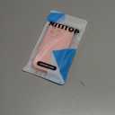 NITITOP Compatible with iPhone 13 Pro Case Cute Simple Design Stylish Enhanced Camera Protection with Wrist Adjustable Hand Strap Kickstand Grip Holder Touch Soft Protective Cover - Pink