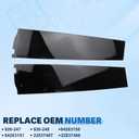 926-247 926-248 Rearward Rear Door Molding Compatible with Chevy Suburban 3500HD 2016-2018, Cadillac Escalade ESV 2015-2018, GMC Yukon XL 2015-2018 22837467 22837468