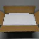 TEENFON Bathroom Wall Cabinet, Over The Toilet Space Saver Storage with Barn Doors & Adjustable Shelf, Hanging Medicine Cabinet, White 7.1" D x 15.4" W x 19.3" H