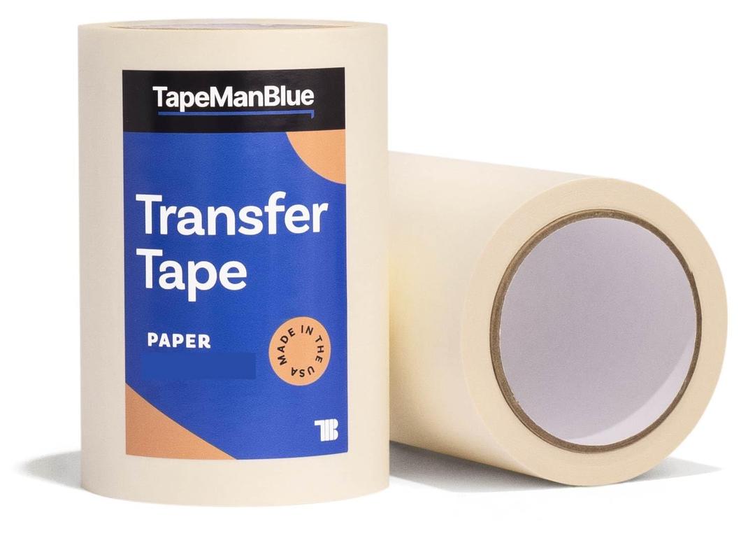 TapeManBlue 6" x 100' Transfer Tape Paper, Made in The USA