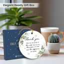 6 x Thank You Gifts for Women 2025 - Thank You Christmas Ornament, Appreciation Gifts for Friends, Coworkers, Mom, Unique Retirement Gift for Bosses, Mentors, Coach