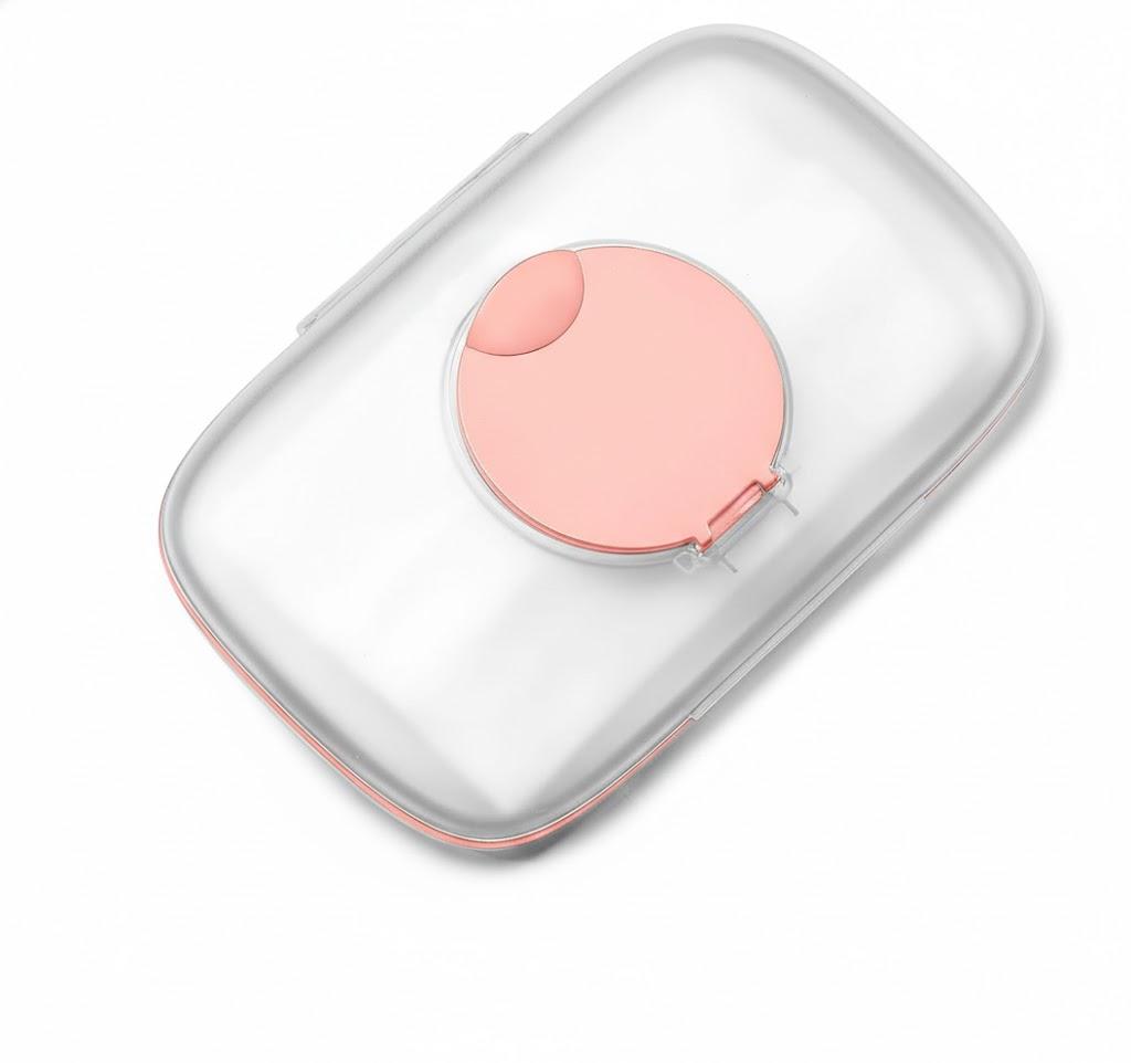 Skip Hop On-The-Grab & Go Wipes Case Dispenser Blush