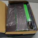 Magnetic Socket Organizer Holder Tool: 8PCS Set includes 2PCS 1/4", 4PCS 3/8", 2PCS 1/2" Drive Socket Storage Trays Toolboxs, Holding 199 Slots Soft Rubber Covering Black Green (sockets not included)