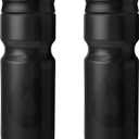 HydraPak Breakaway Surge Lightweight Bike Water Bottle 2-Pack (20oz, 25oz, 30oz) - High Flow, Cycling & Sports Squeeze Bottle (Charcoal)