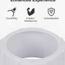 KEMIMOTO 6.5 Inch Angled Speaker Enclosures Pod, 1PCS Universal Speaker Pod for 6.5" Box Compatible with UTV RV Car Boat Trailer Trunk for 9.56 Inch Surface Mount, White