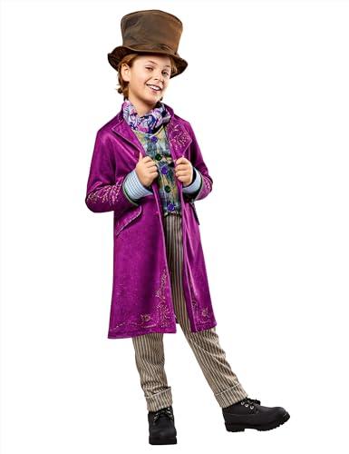 Rubies Wonka: Willy Wonka Costume for Kids, Boy's Small, 6-7 years