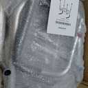 Raised Toilet Seat with Folding Armrest, Height Adjustable/Folding Armrest Design 400 lb Premium Toilet Seat Raised Toilet Seat for Elderly, Disabled, Pregnant Women-Gray