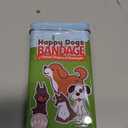 BioSwiss Bandages, Happy Dog Shaped Self Adhesive Bandage Set, Latex Free, Sterile Wound Care, 50 Count