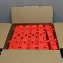 Christmas Tree Fence, 36 PCS Picket Fence Holiday Decoration Around Artificial Real Xmas Trees, Plastic PVC Small Fence Panel Freestanding Barrier to Go, Toddlers Cats Proof, Overall 11"W x175"L, Red