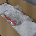 6 Pack Teepee Tent for Kids,Collapsible Kids Teepee Tent with 10 Ft String Lights,White Kid Teepee Boys Girls Indoor Outdoor Slumber Party Sleepover Party