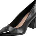 Marc Fisher Women's Kapila (6.5, Black Leather Multi 001)