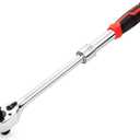 MAXPOWER Extendable Ratchet Wrench, 1/2" & 3/8" Dual Drive Ratchet Handle, Quick Release 72-Tooth Reversible Ratcheting, Extendable Handle 10.8" to 16.4"