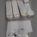 4-piece pot lid rack, pot lid storage container suitable for lids ranging from 6 inches to 14 inches, adhesive wall mounted pot lid storage, suitable for kitchen cabinets and cabinet doors (White)