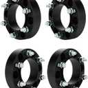 6x5.5 2 inch (50.8mm) Hubcentric Wheel Spacers for 1996-2022 Toyota 4Runner, 2001-2007 Sequoia, 2002-2022 Tacoma, 6x139.7mm Wheel Adapters with 12x1.5 Studs 106mm Bore for Lexus GX460 GX470, Set of 4