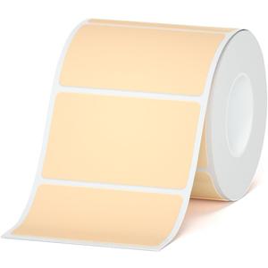 4 x HPRT Thermal Labels for T20/T260LR Label Printer, 1.97" x 1.18"(50x30 mm) Waterproof Sticker Paper, Thermal Tape for HPRT T260LR Label Maker, 200 Labels/Roll - Kraft Brown