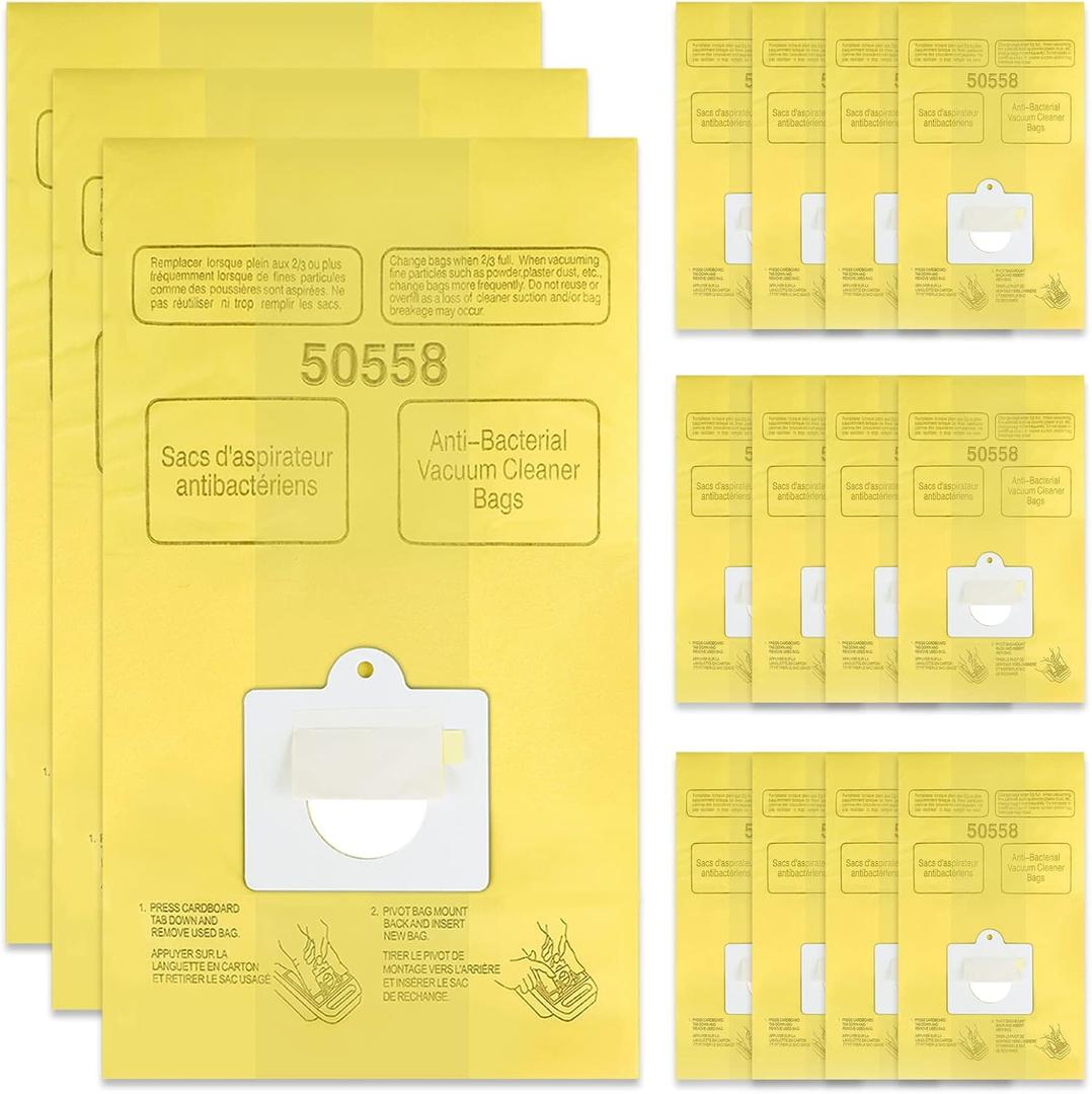 Vacuum Cleaner Bags Fit for Kenmore Canister Type C/Q 50555 50557 50558 and Type C-5, 15PCs By Improvedhand