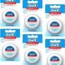 Oral-B Essential Floss 55 Yards Waxed (Pack of 6)